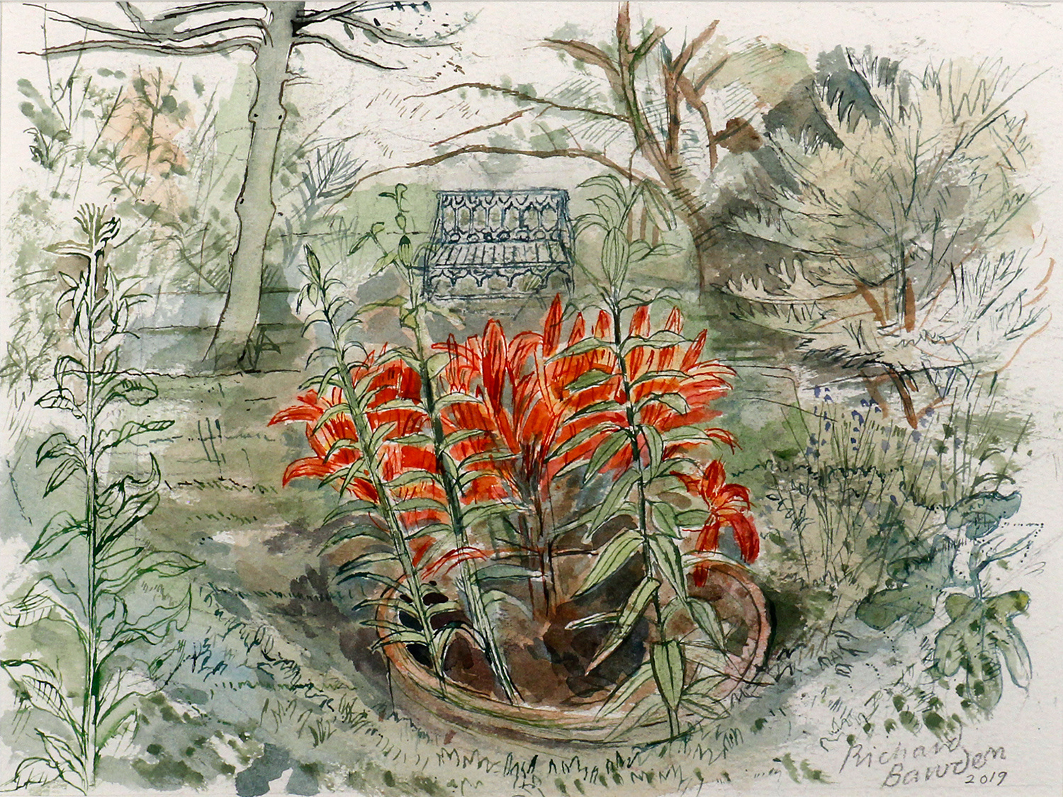 Lillies by Richard Bawden