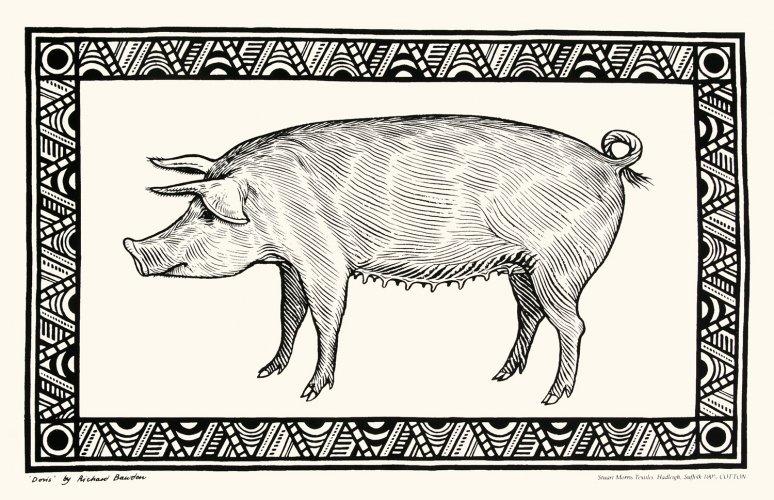 Image of Tea Towel Pig