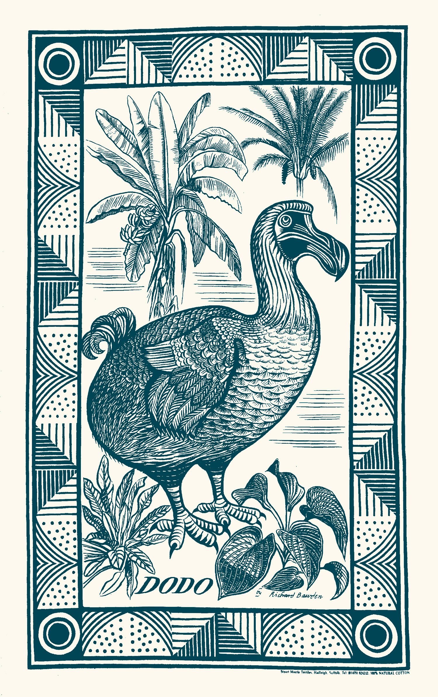 Tea Towel Dodo by Richard Bawden