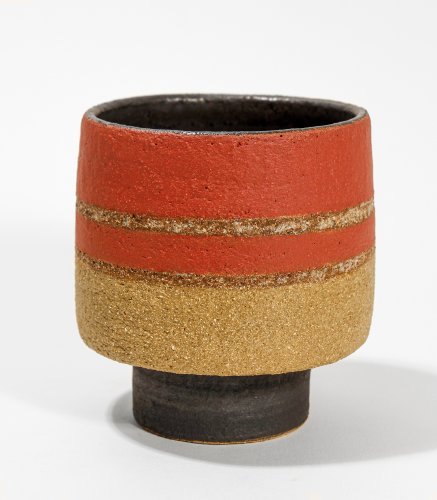 Image of Red & Yellow Footed Bowl