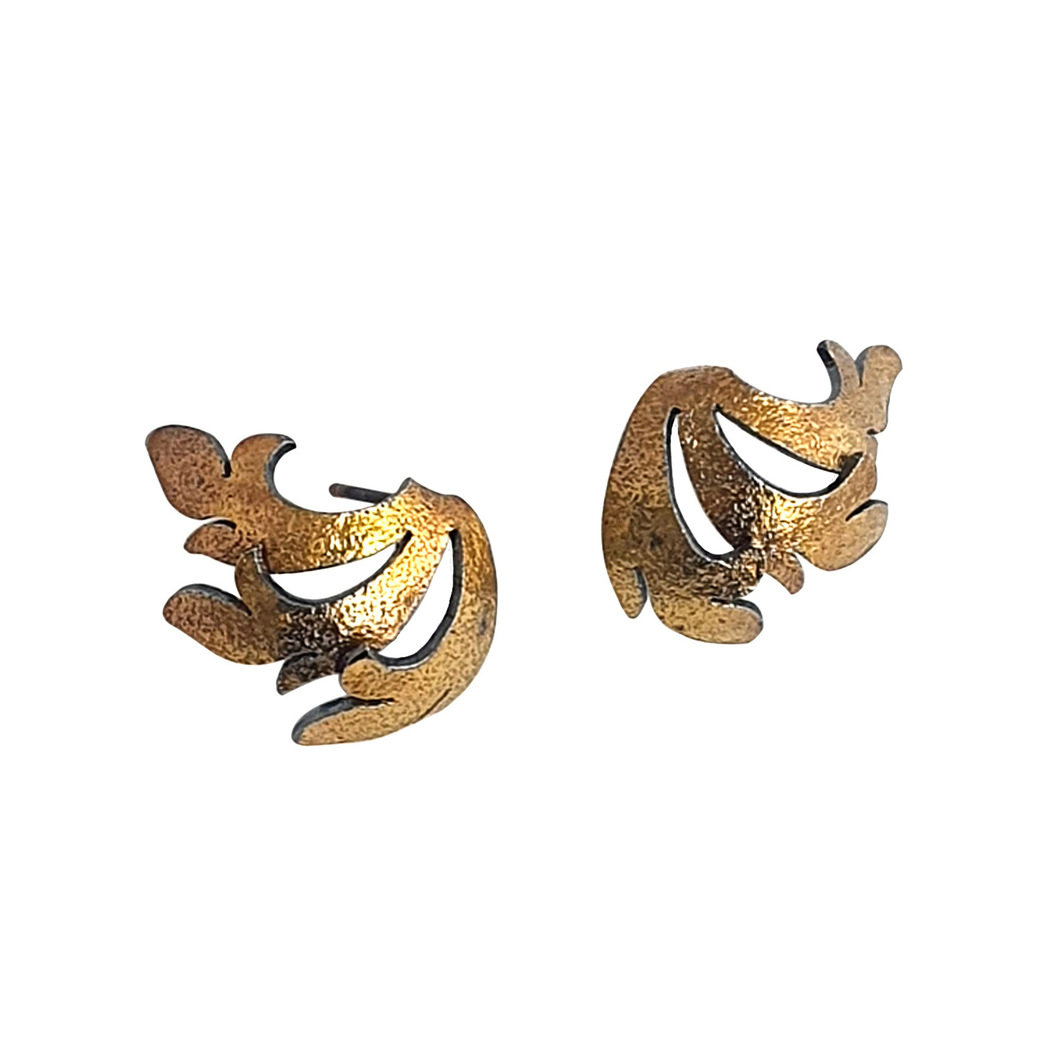 Acanthus Cuff Earrings by Rachael Plassard