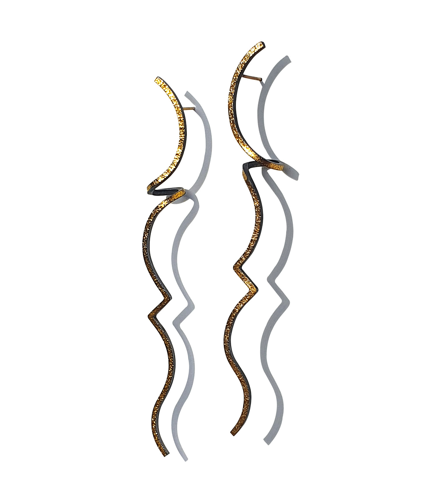 Deco Earrings by Rachael Plassard