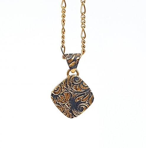 Sgraffito Pendant