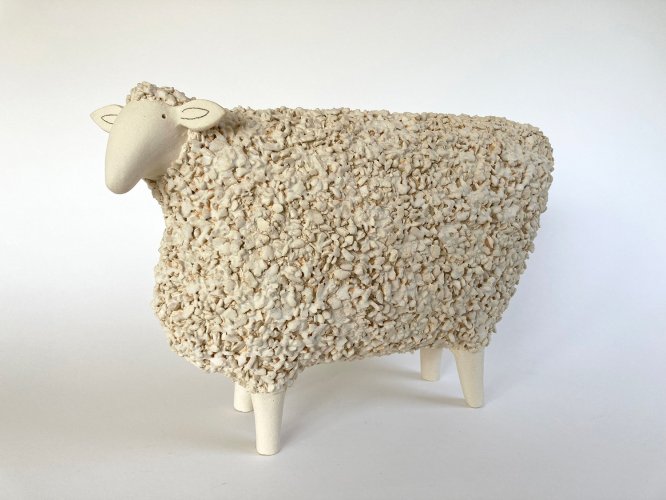White Sheep (textured fleece)