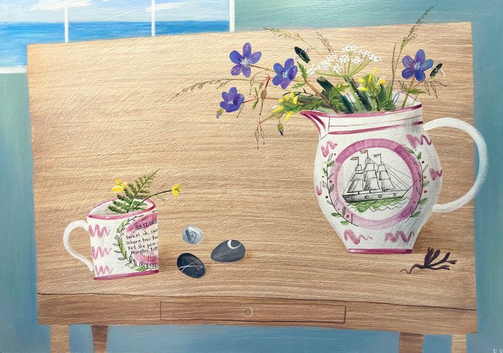 Wildflowers, Sunderland Lustre, Sea View