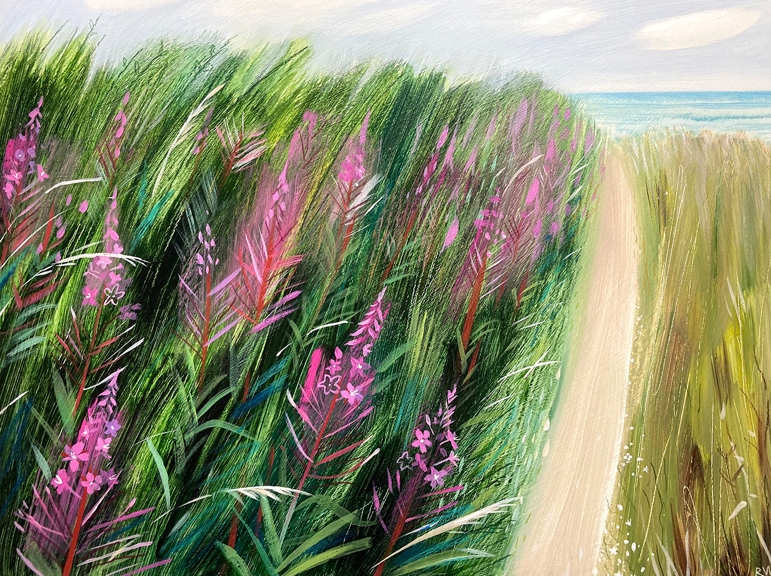 Fireweed, Path To The Sea by Russell Wilson