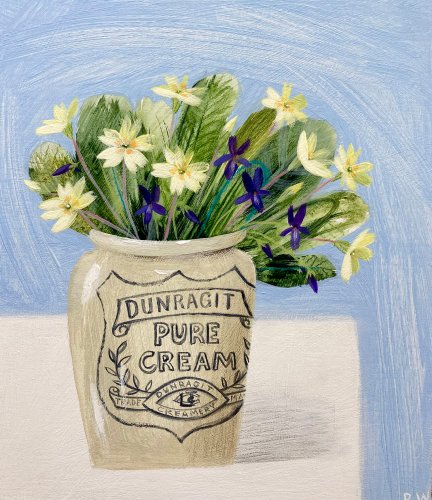 Primroses and Sweet Violets