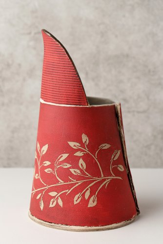 Red & Gold Jug, small by Sarah Dunstan - alternative image