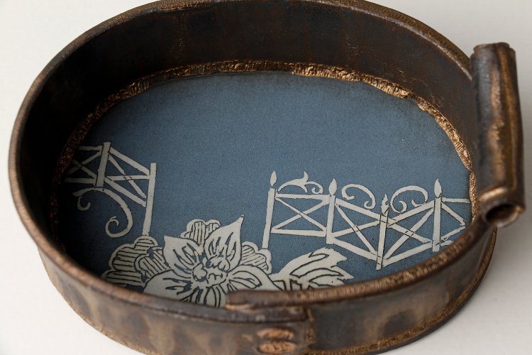 China Blue Sardine Tin