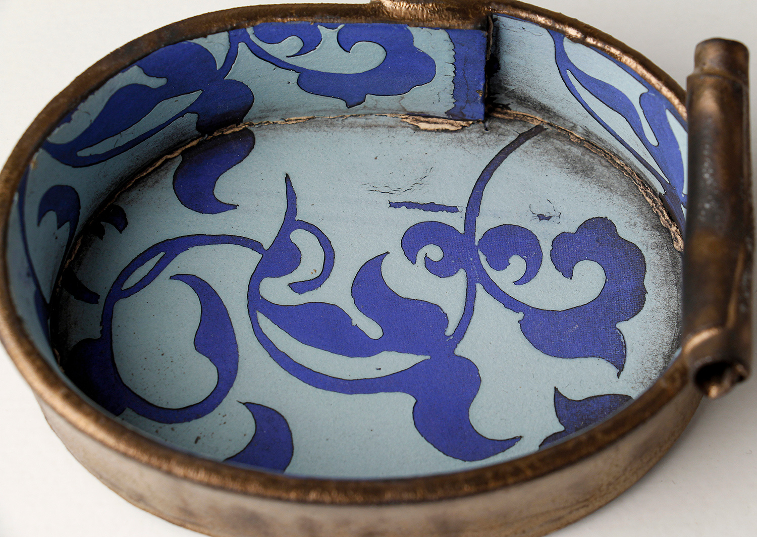 Blue/Pale Blue Sardine Tin by Sarah Dunstan