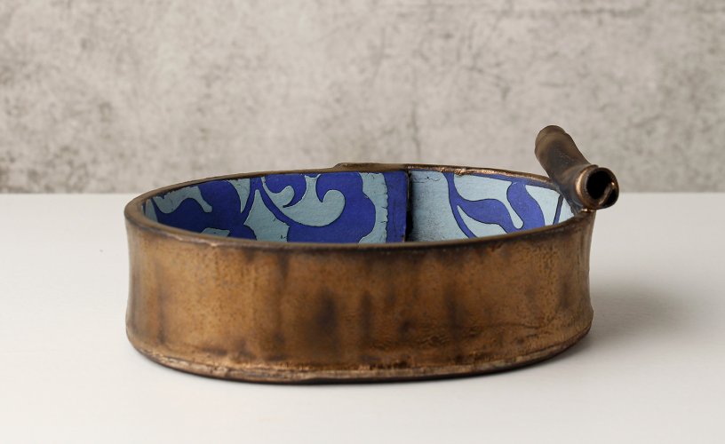 Blue/Pale Blue Sardine Tin by Sarah Dunstan - alternative image