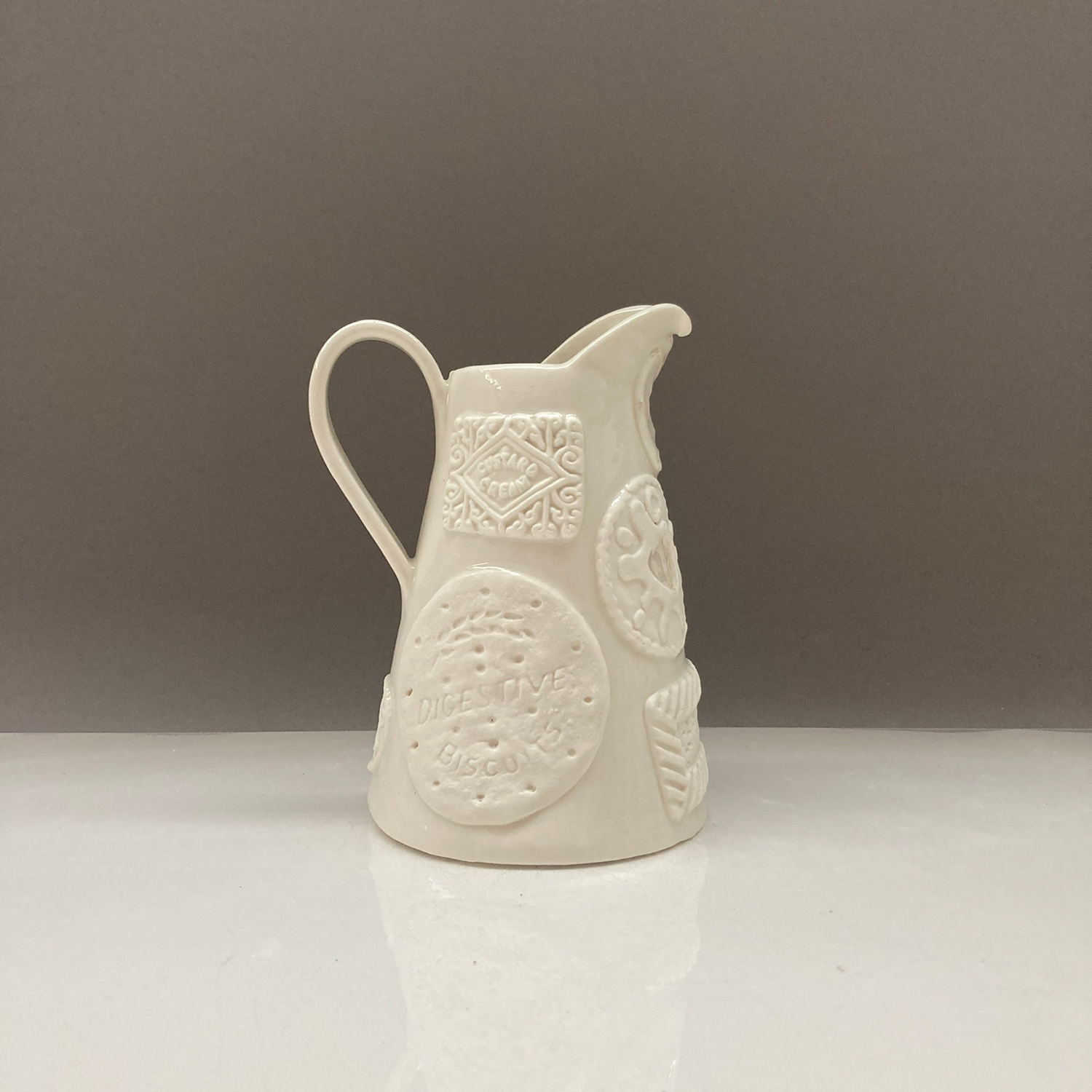 Jug, Biscuit by Sarah Grove