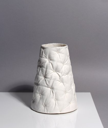 Silk Padding Conical Vase