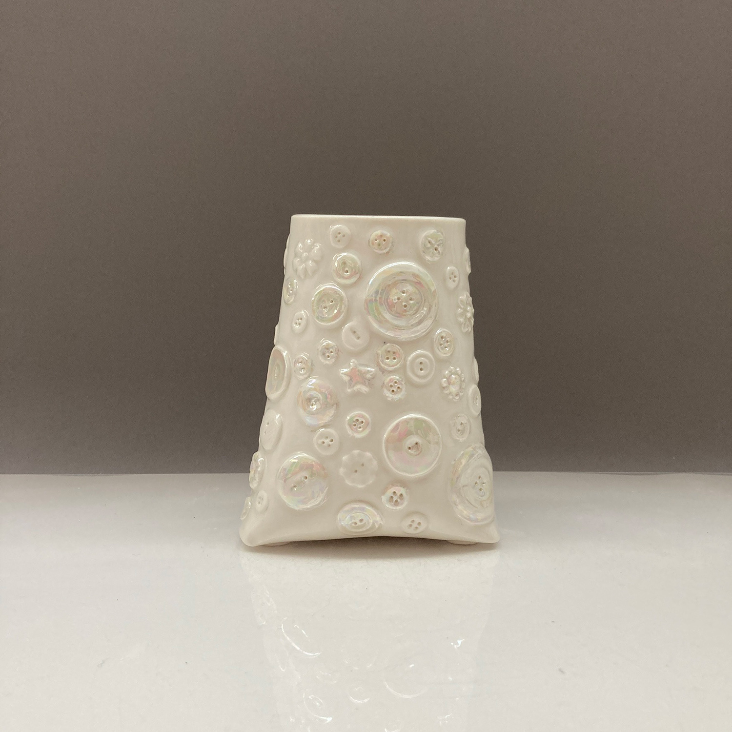 Buttons Vase by Sarah Grove