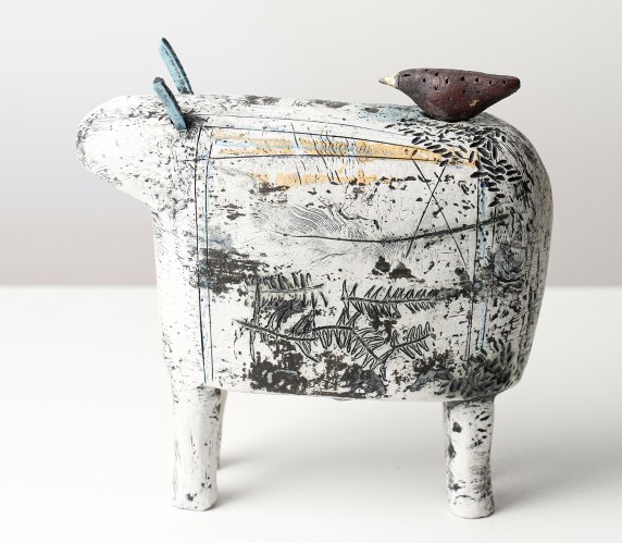 Medium Gatherer & Bird by Shirley Vauvelle - alternative image