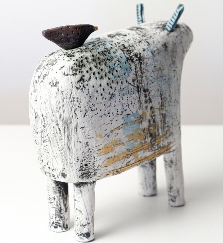 Medium Gatherer & Bird by Shirley Vauvelle - alternative image