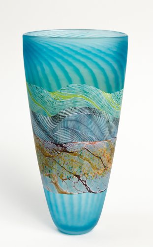 Sea Shore Flint Vase, medium tall