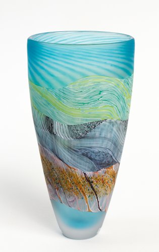 Sea Shore Flint Vase, small tall