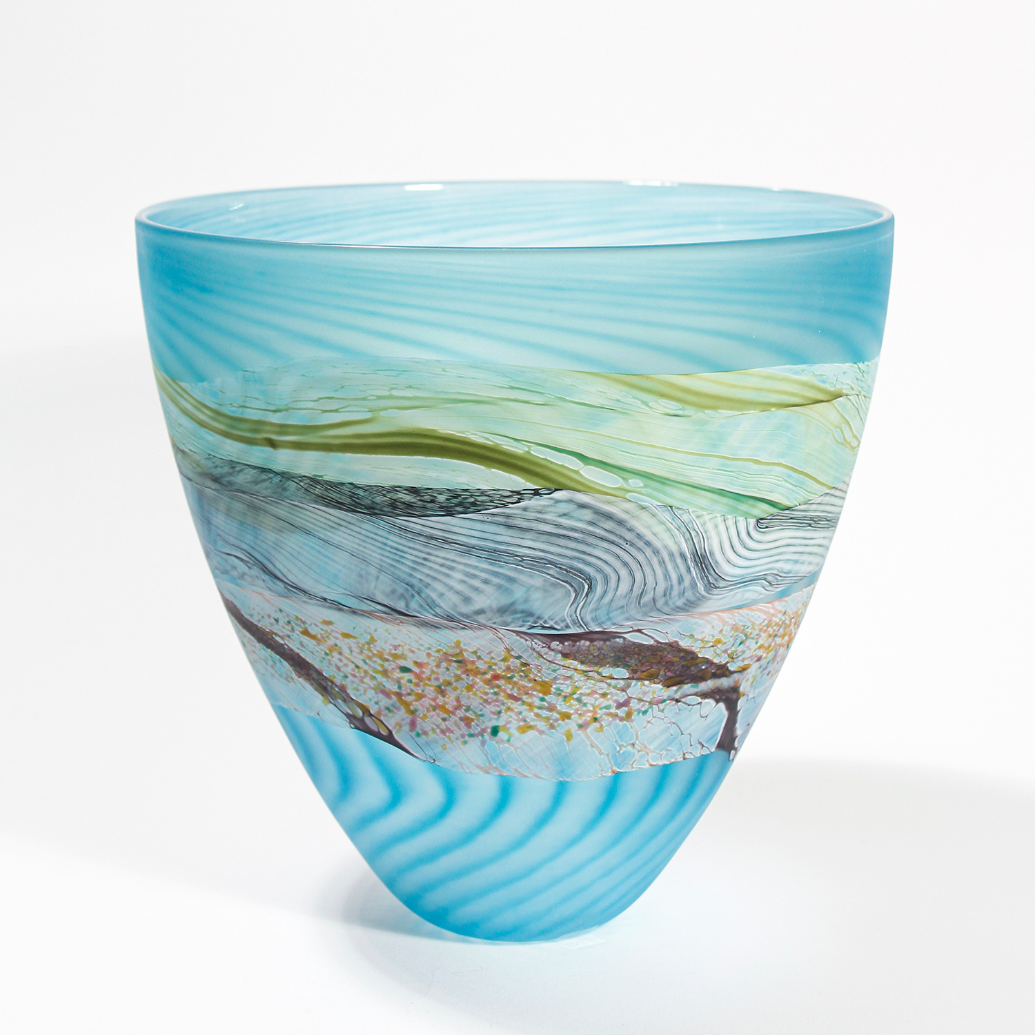 Flint Bowl, medium by Thomas Petit
