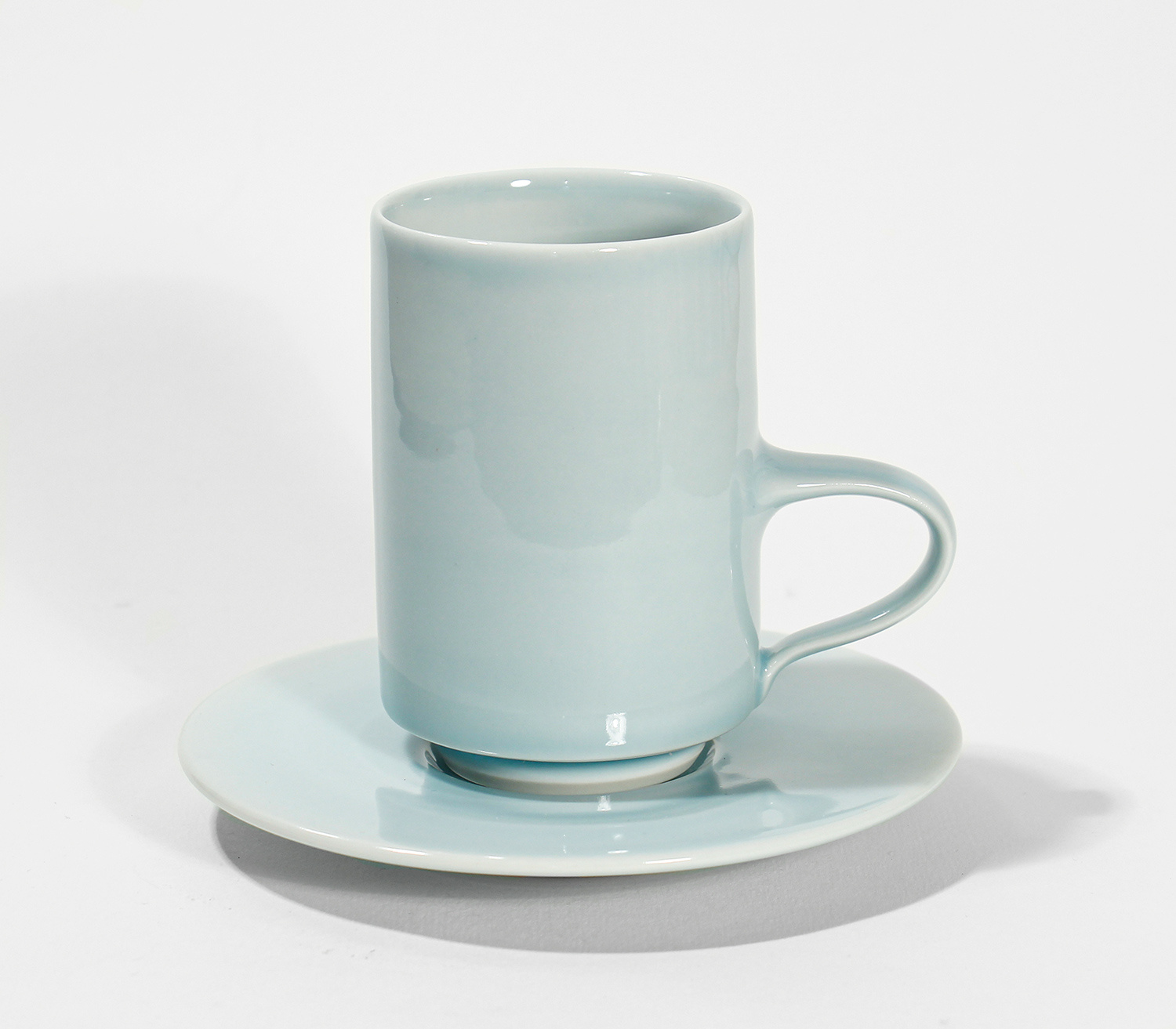 Cup & Saucer - Blue by Tricia Thom