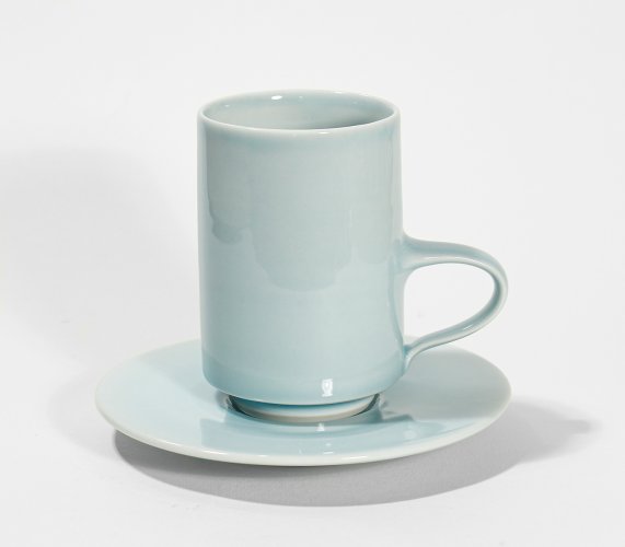 Image of Cup & Saucer - Blue