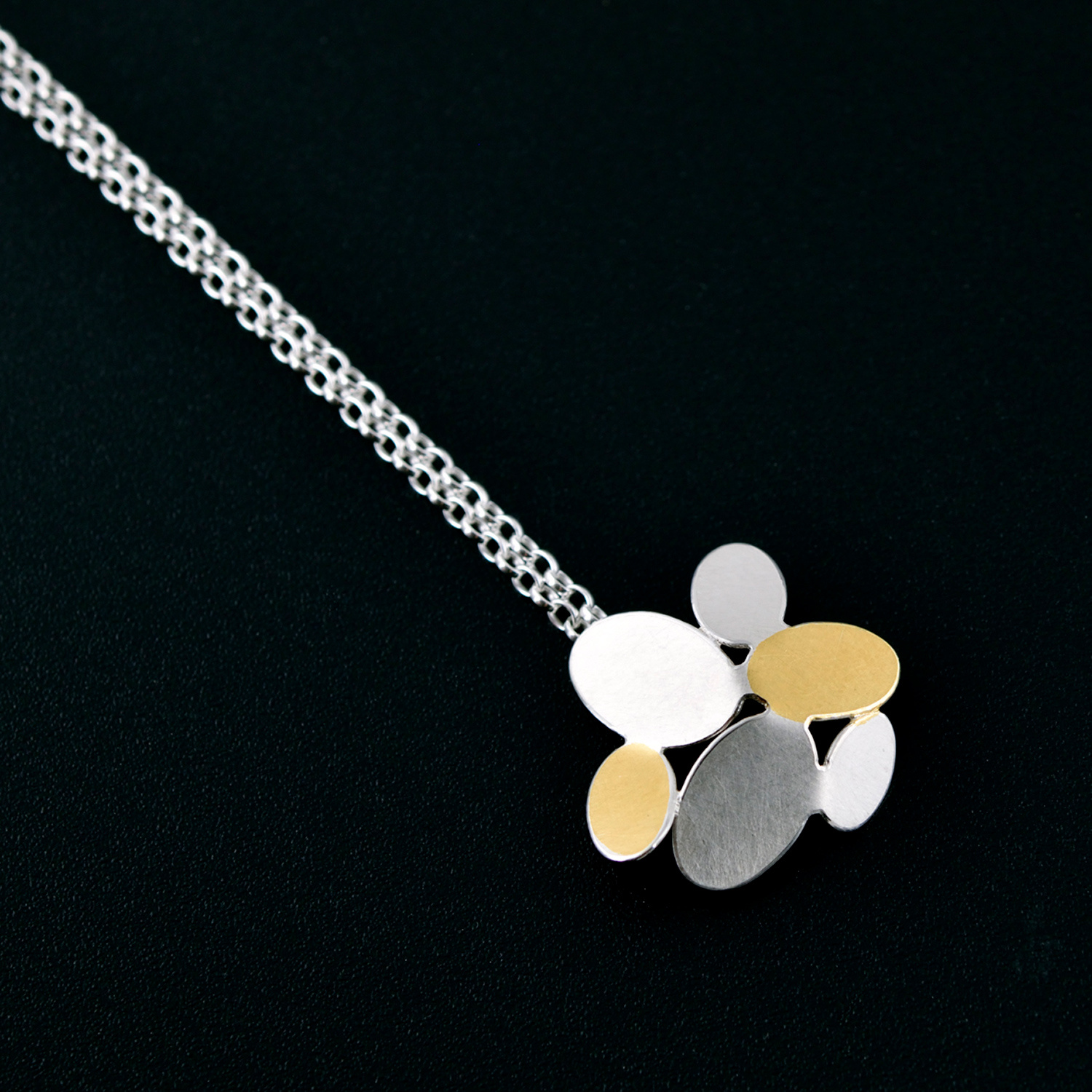 Mixed Ovals Pendant by Misun Won