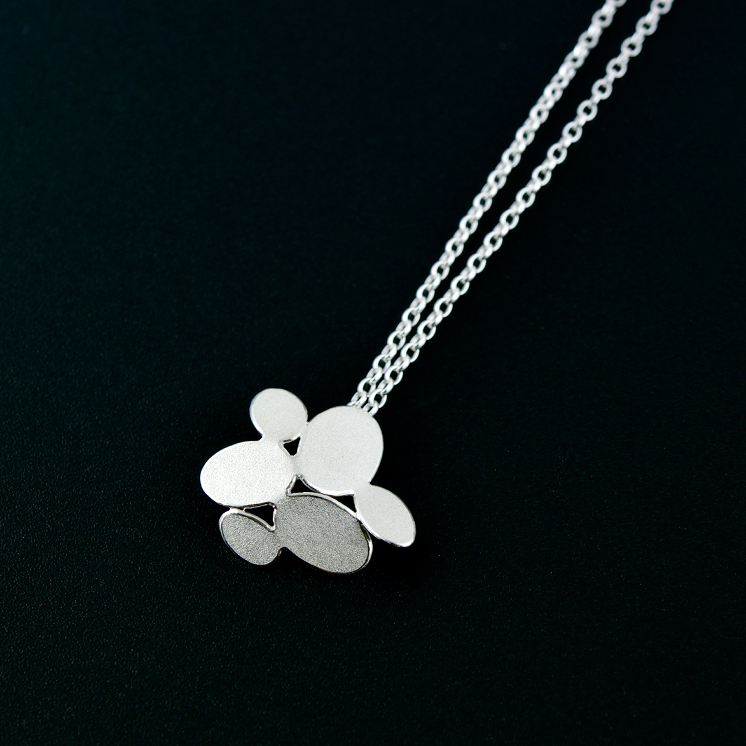 Mixed Ovals Pendant by Misun Won