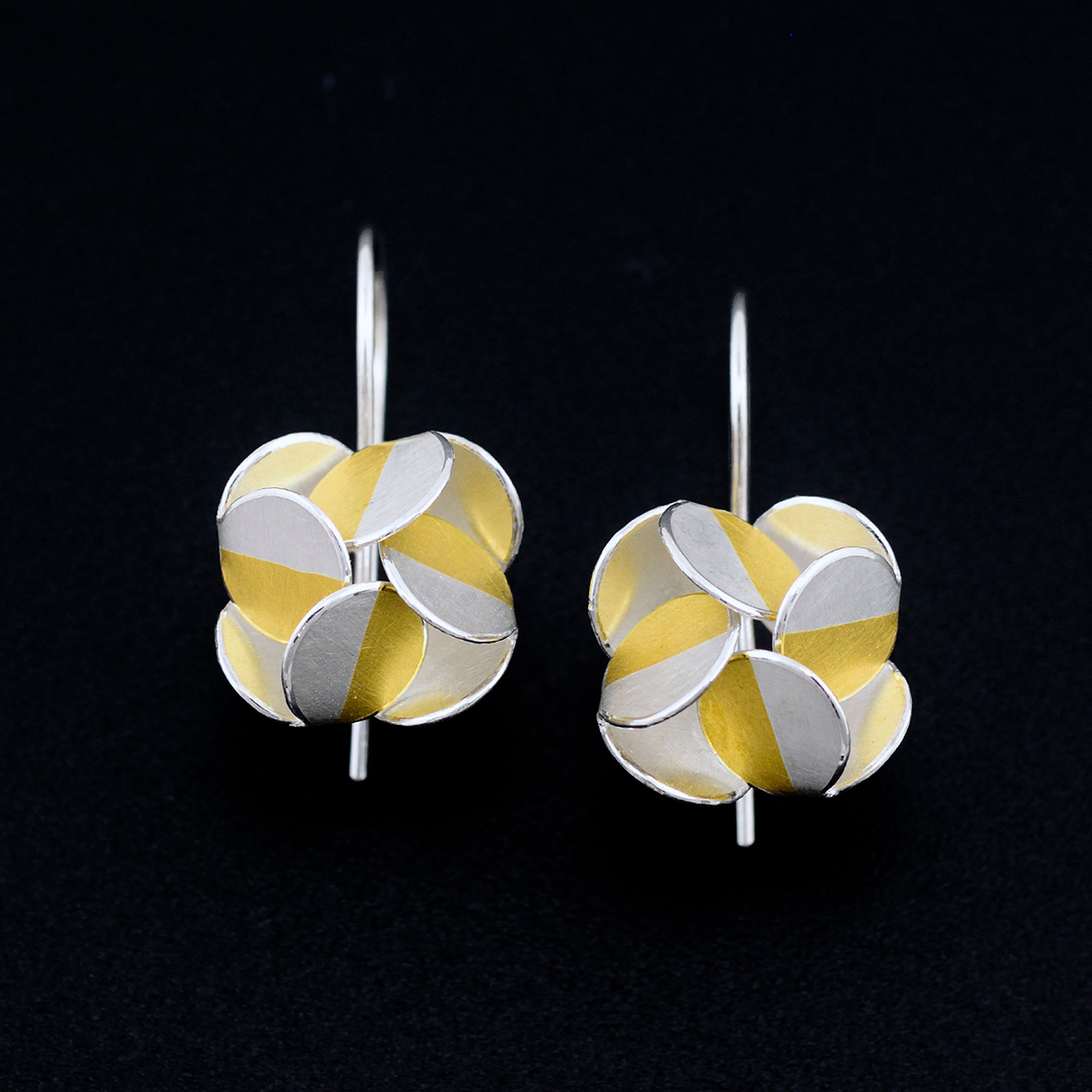 Windmill Drop Earrings by Misun Won