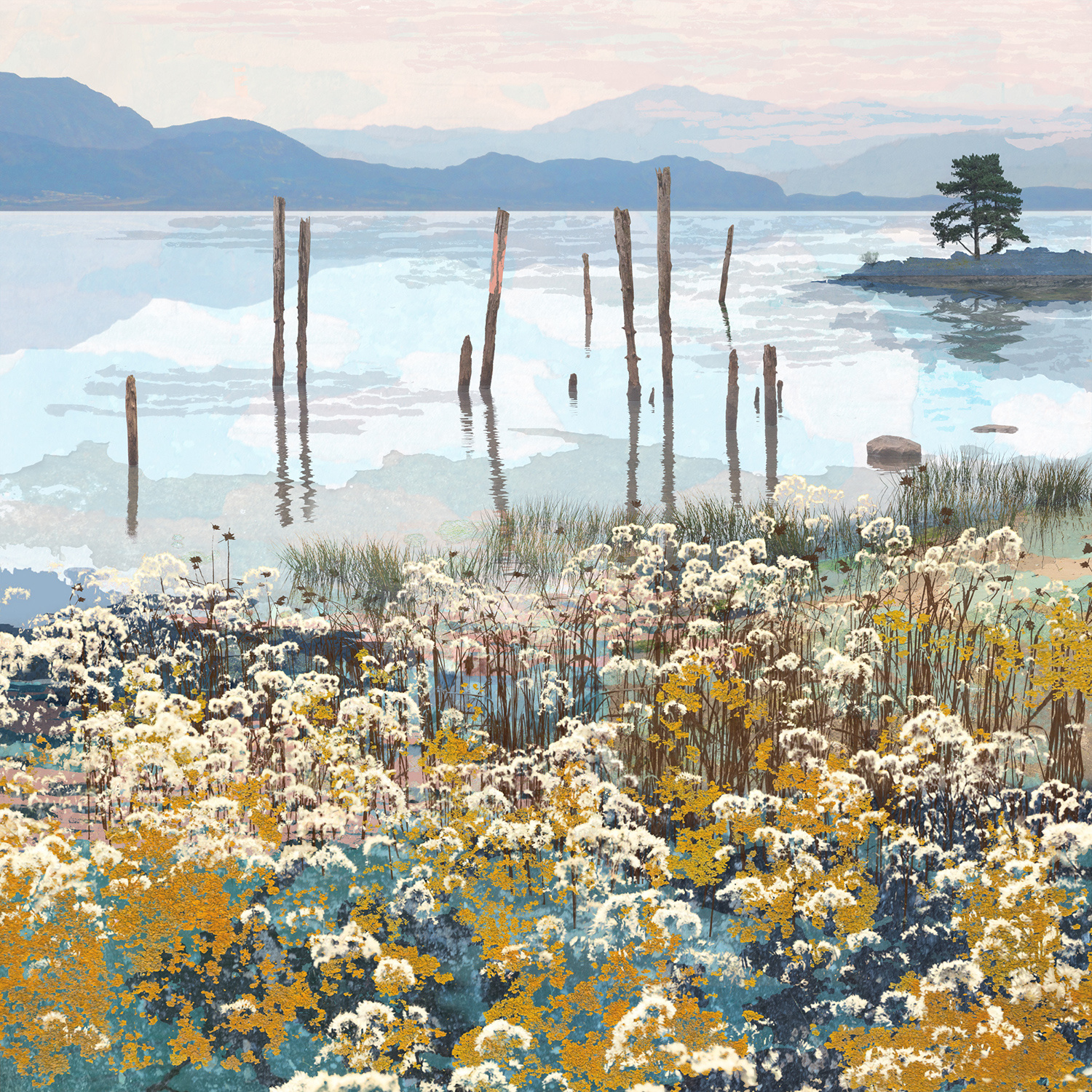 Treescape 13 by Claire Gill