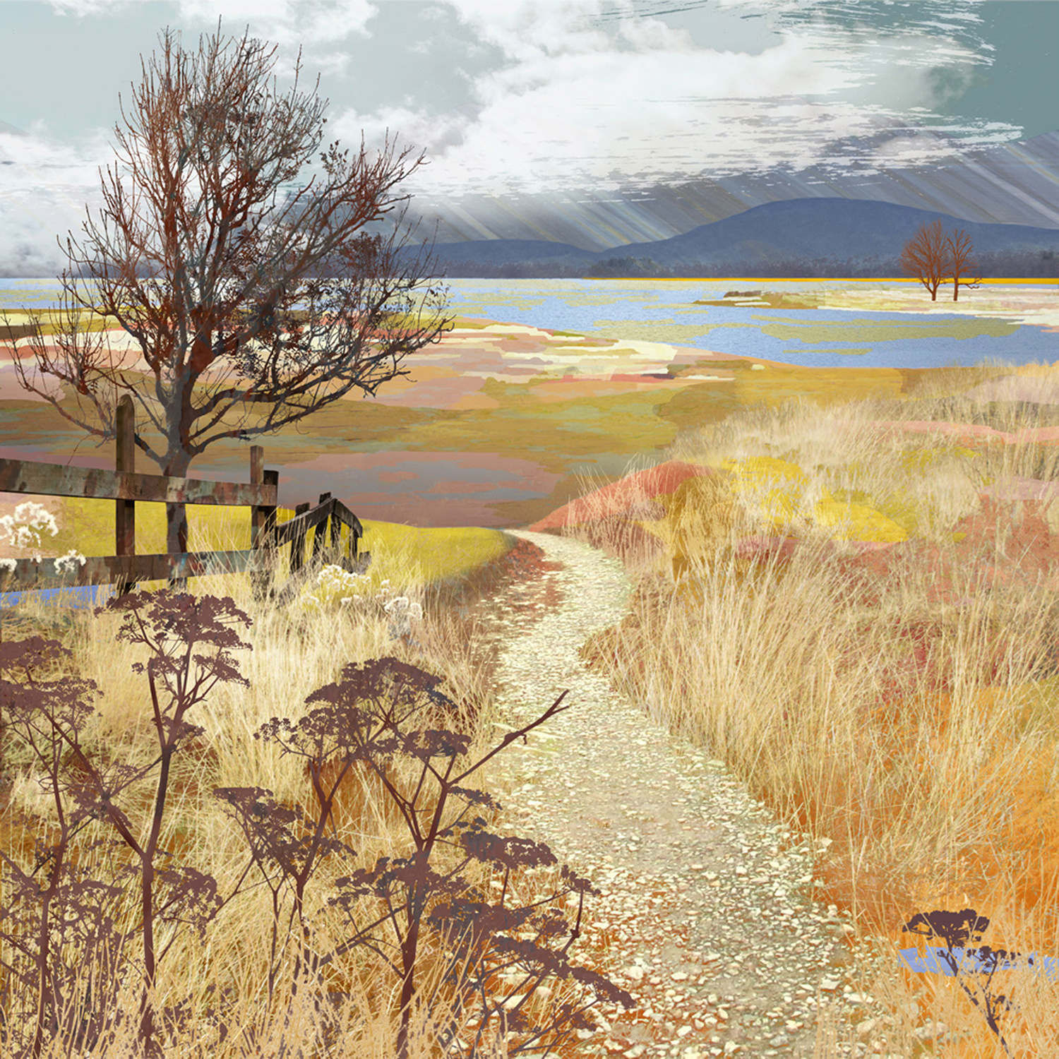 Treescape 15 by Claire Gill