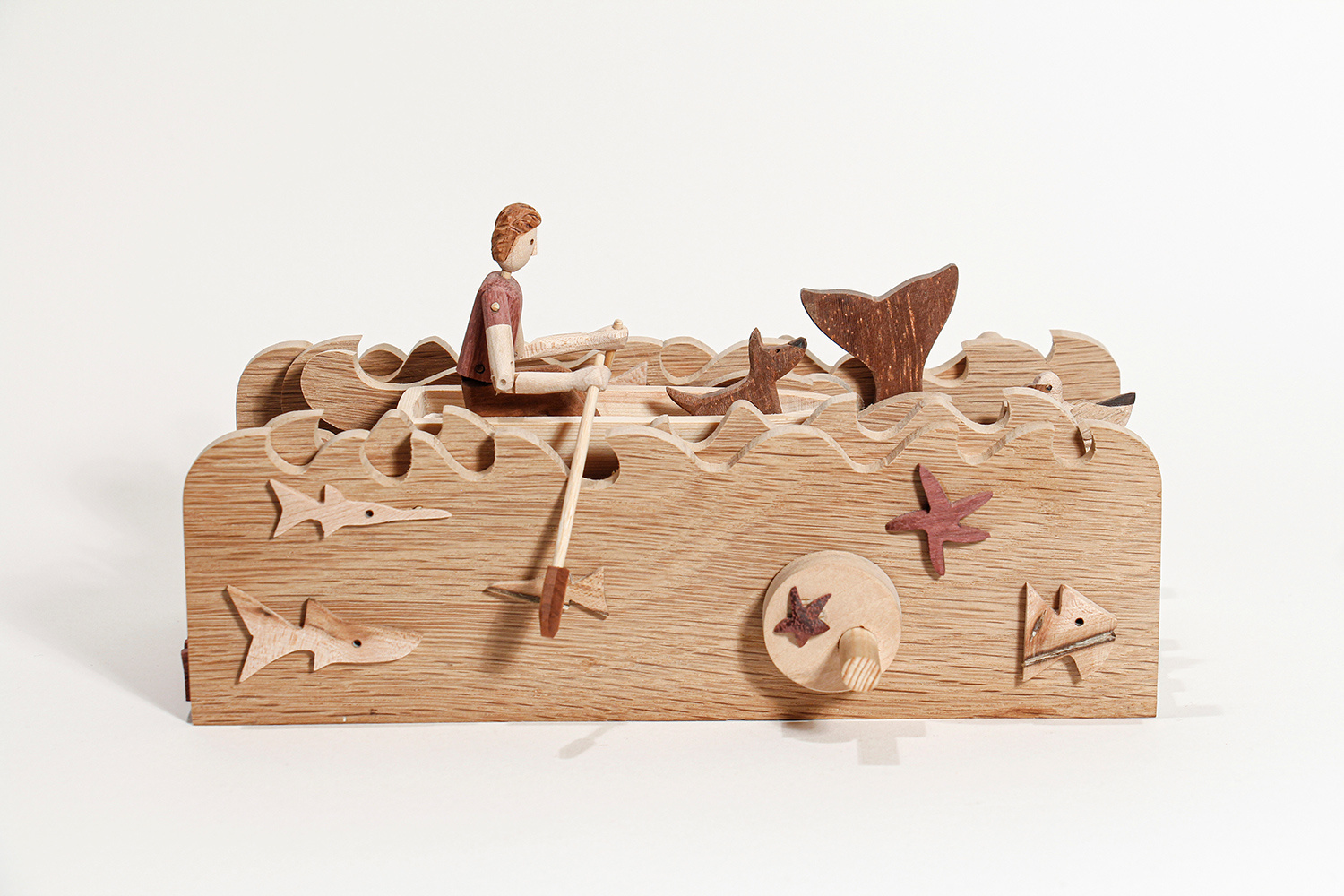 Row Boat at Sea by Wanda Sowry