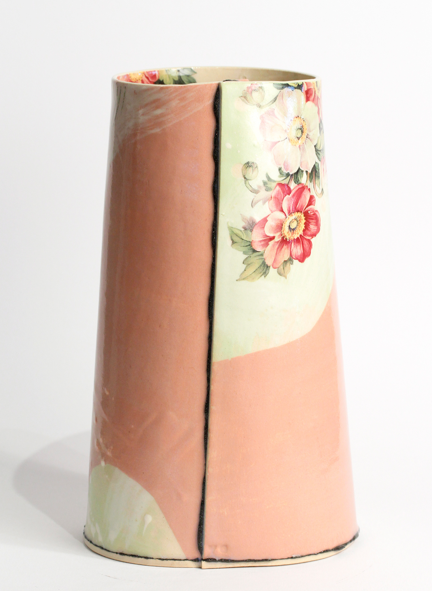 Tall Pink Vessel by Virginia Graham