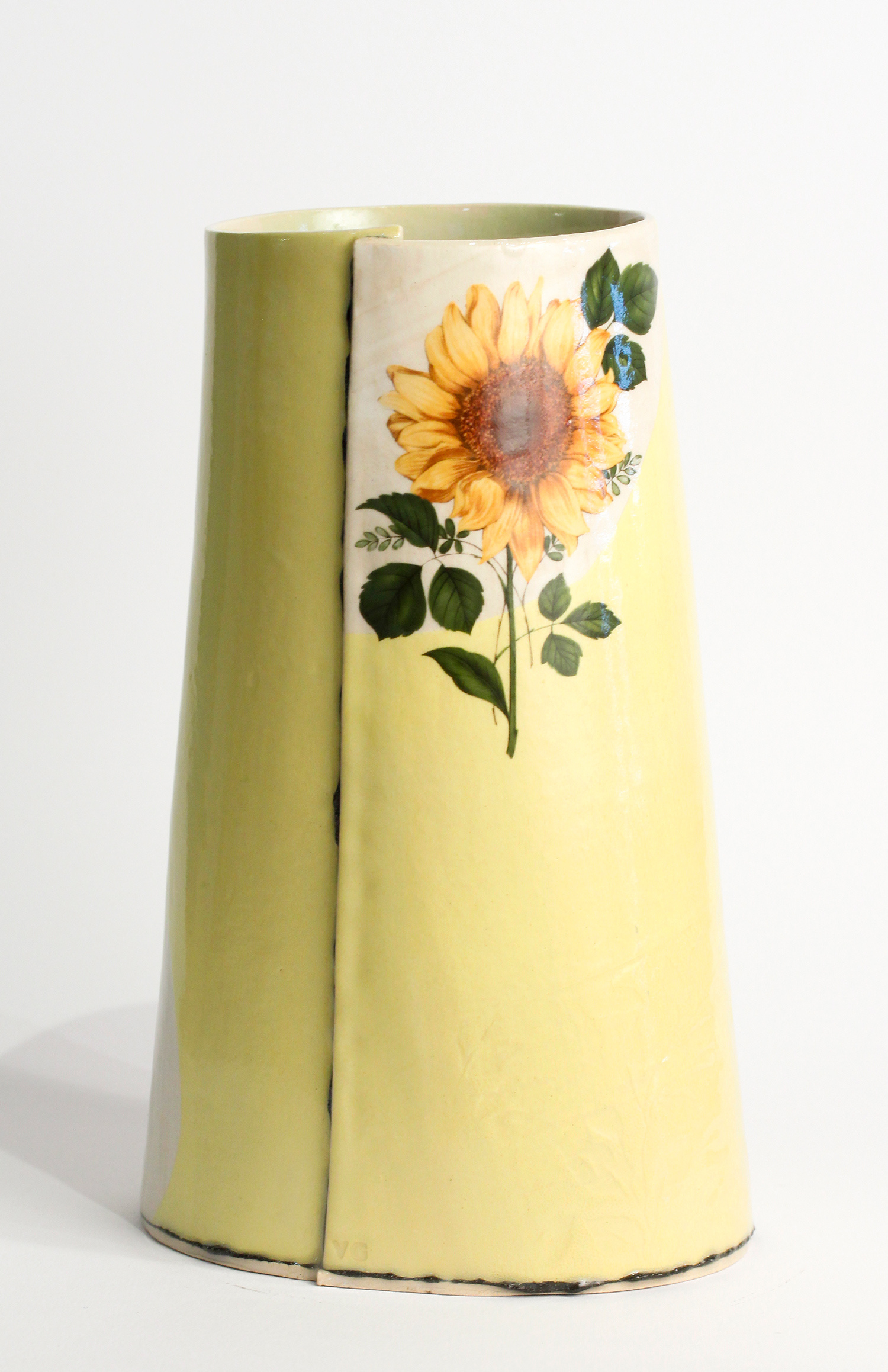 Tall Yellow Vessel by Virginia Graham
