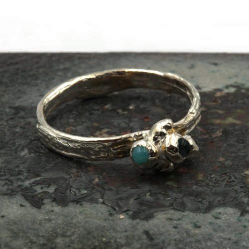 Seaweed Band Ring Cluster