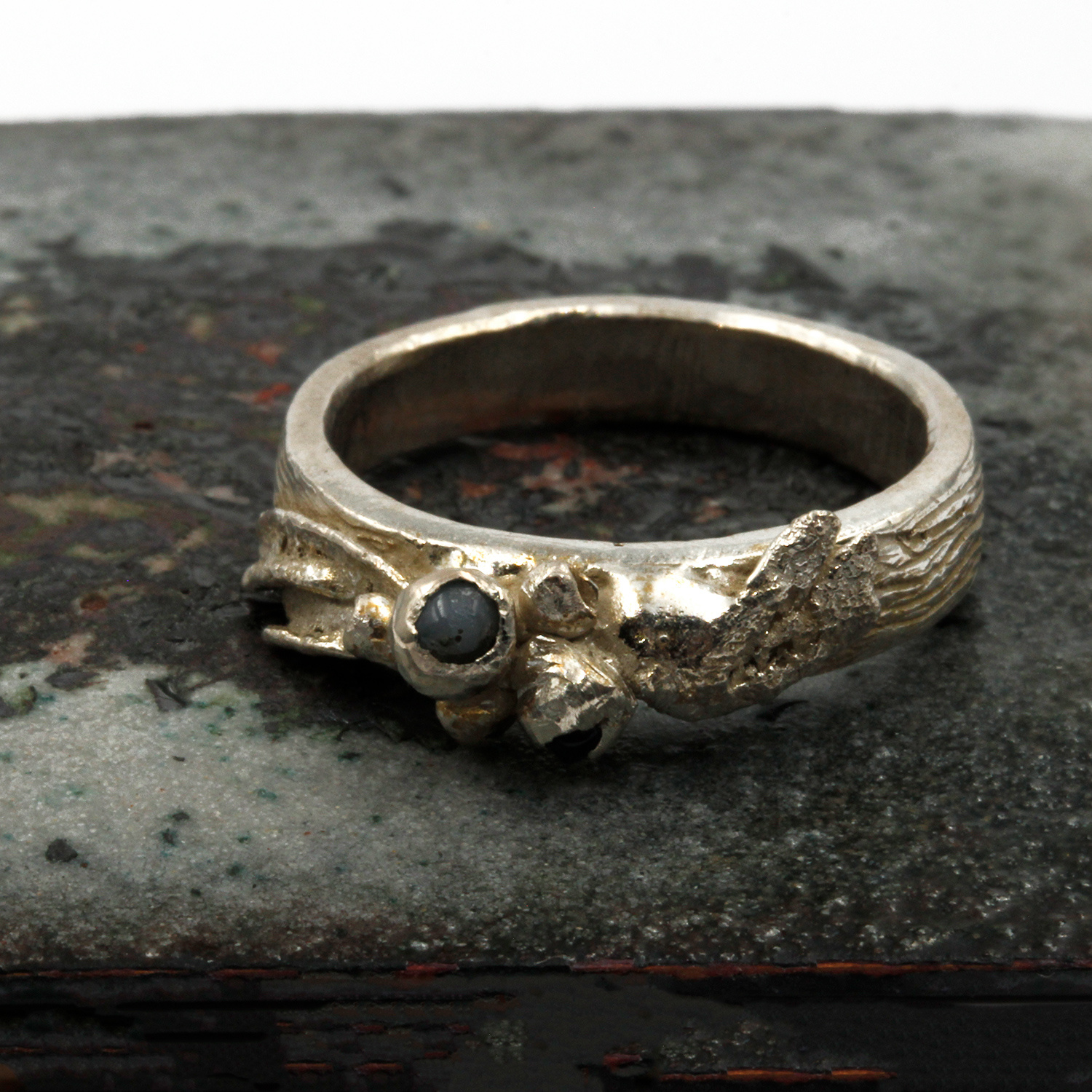 Seaweed Ring, Barnacle Cluster by Val Muddyman