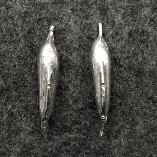 Pod Stud Earrings, long