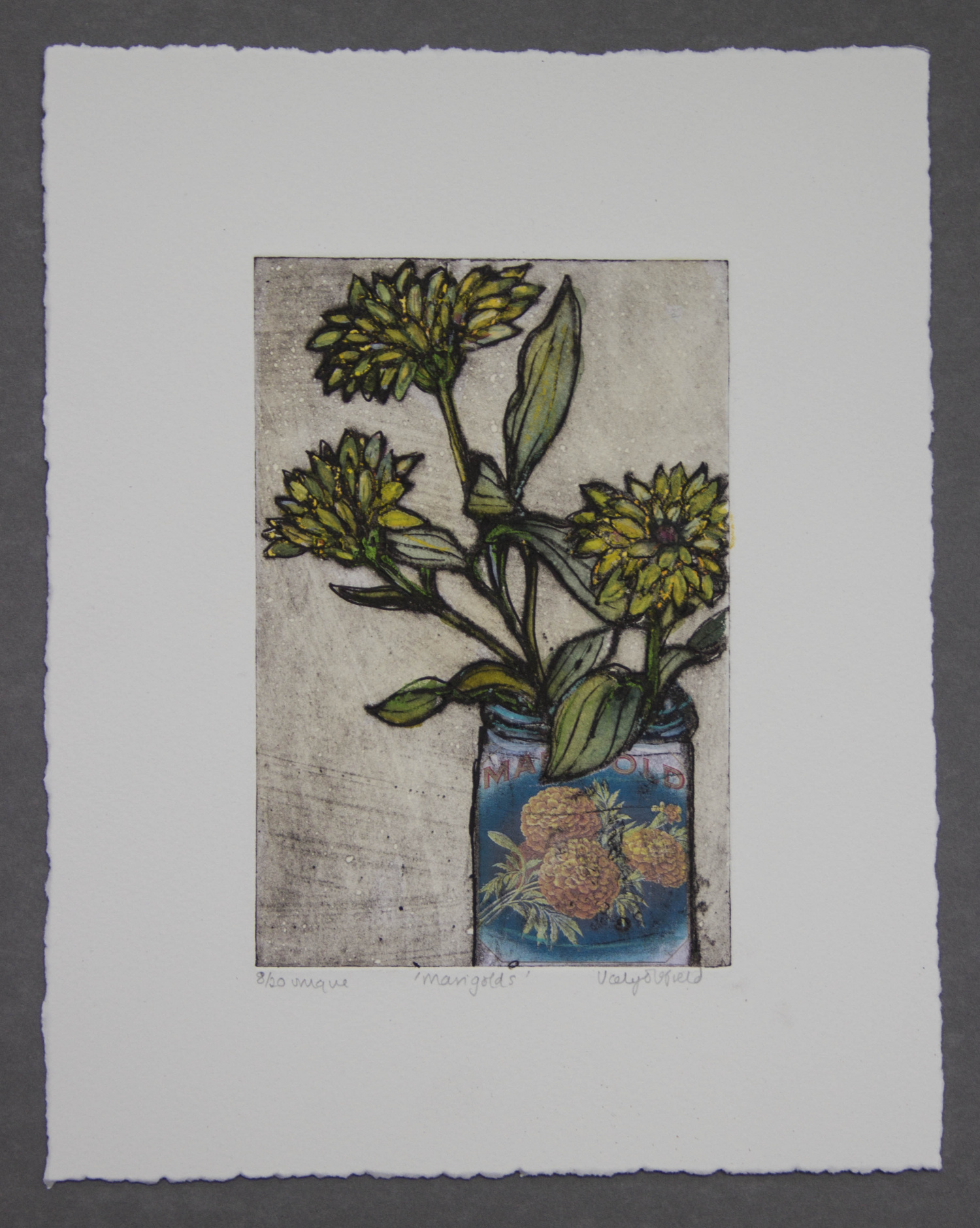 Marigolds by Vicky Oldfield