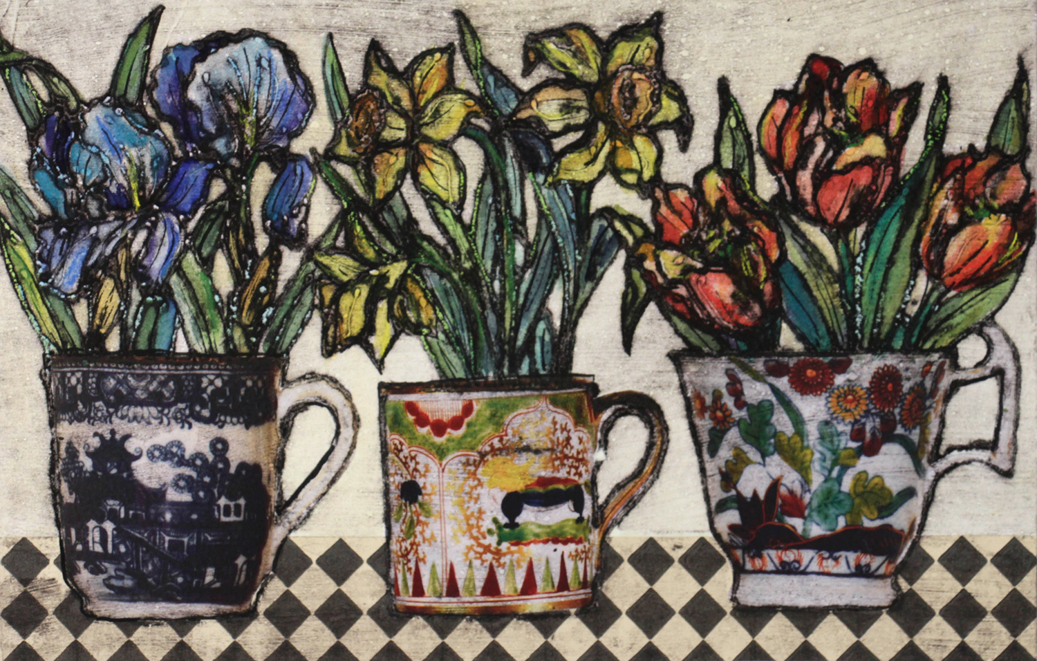 Three Cups by Vicky Oldfield