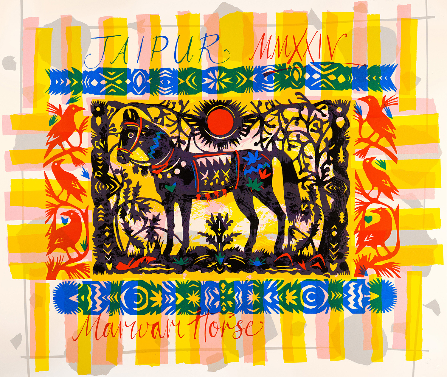 Marwari Horse by Mark Hearld
