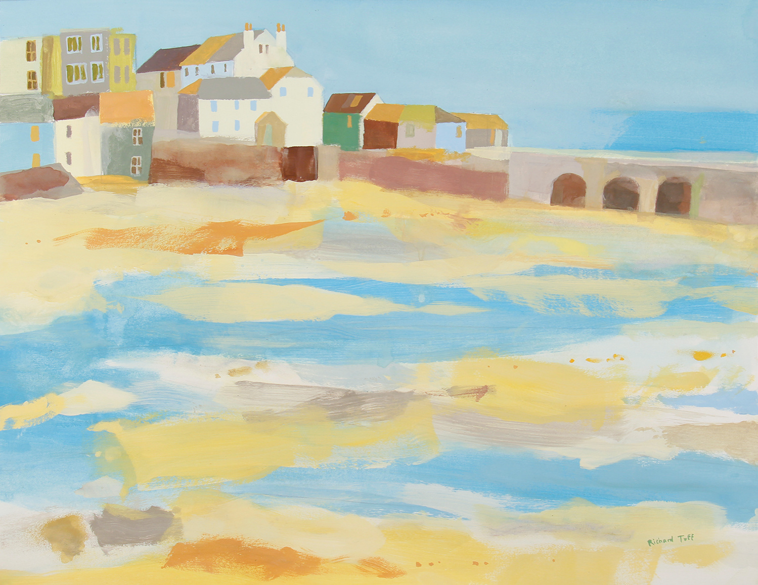 St Ives Low Tide by Richard Tuff