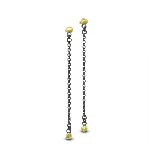 Drop Chain Earrings by Agneta Bugyte - alternative image