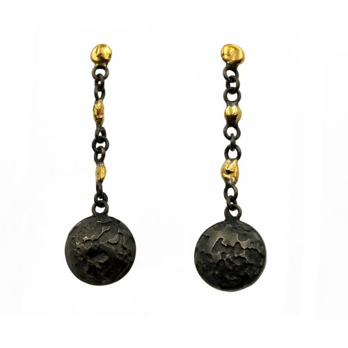 Round Drop Earrings