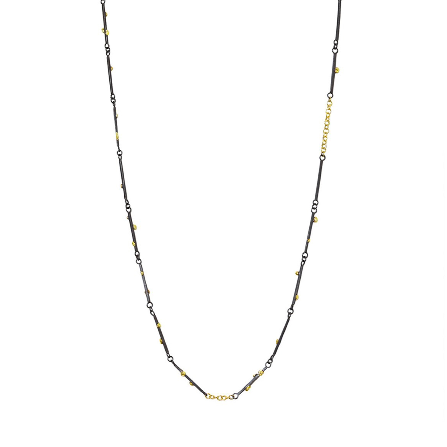 Gold Grains Necklace by Agneta Bugyte