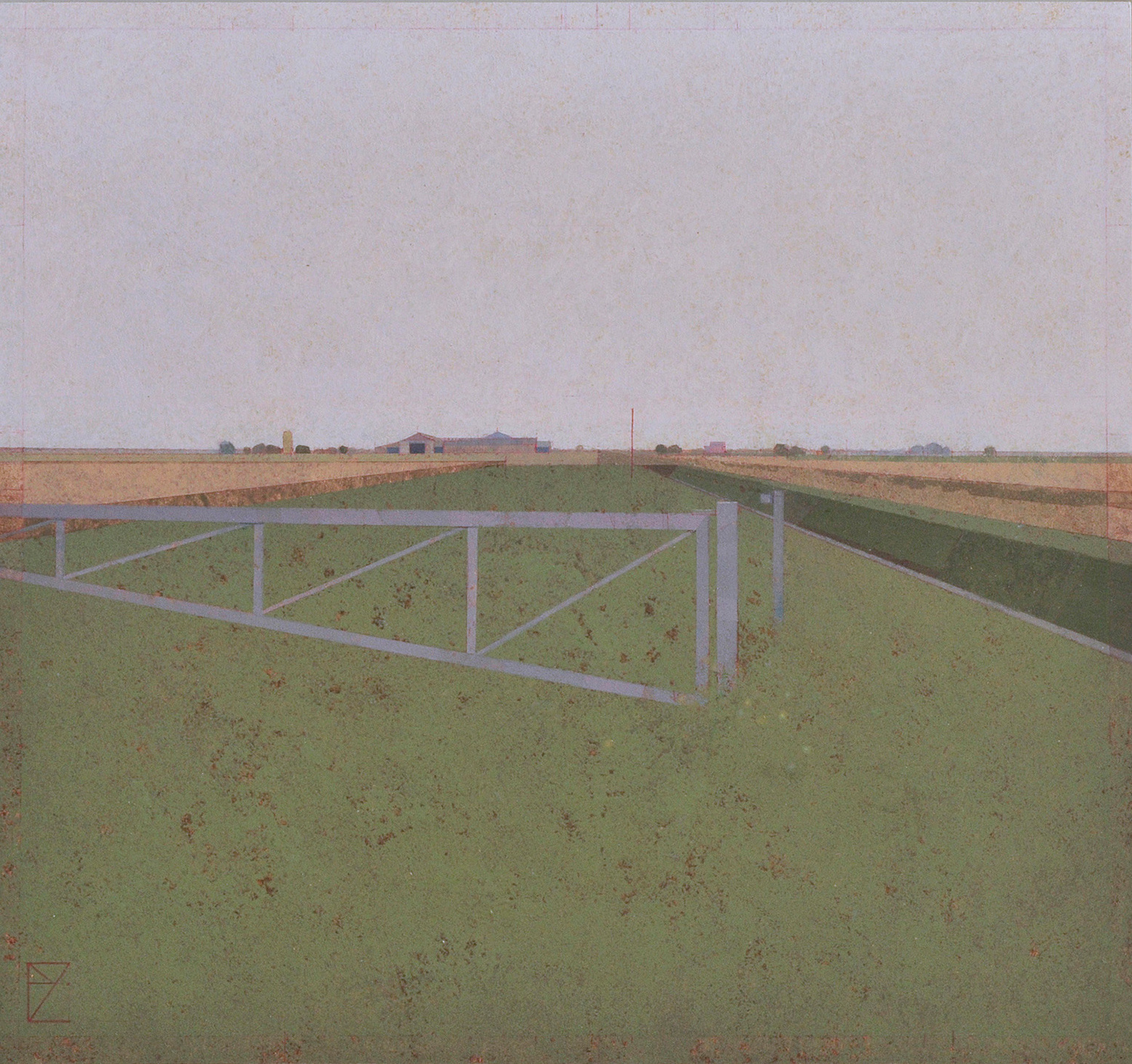 Farm Building & Gate by Nick Ellerby