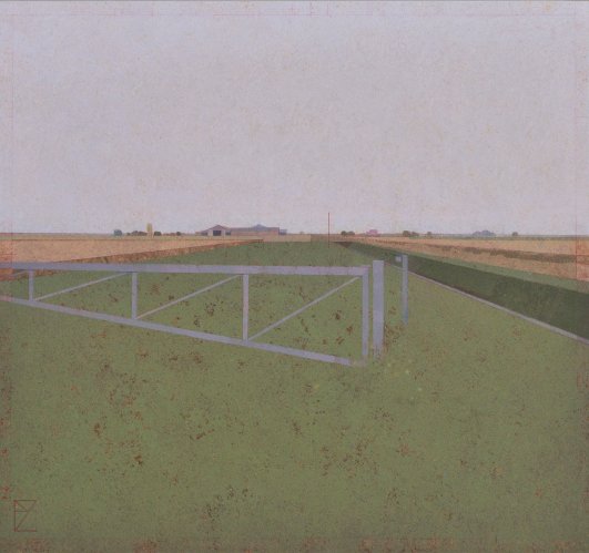Farm Building & Gate